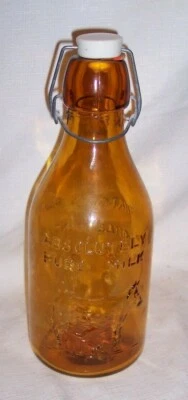  Replica of "Thatchers Dairy Bottle Patent 1884 One Quart-Absolutely Pure Milk " - Image 1 of 4