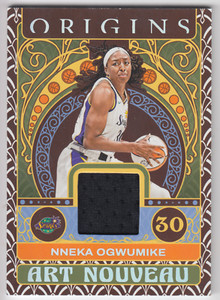 2023 PANINI ORIGINS WNBA NNEKA OGWUMIKE RELIC PATCH ART NOUVEAU #AN-NOW SPARKS
