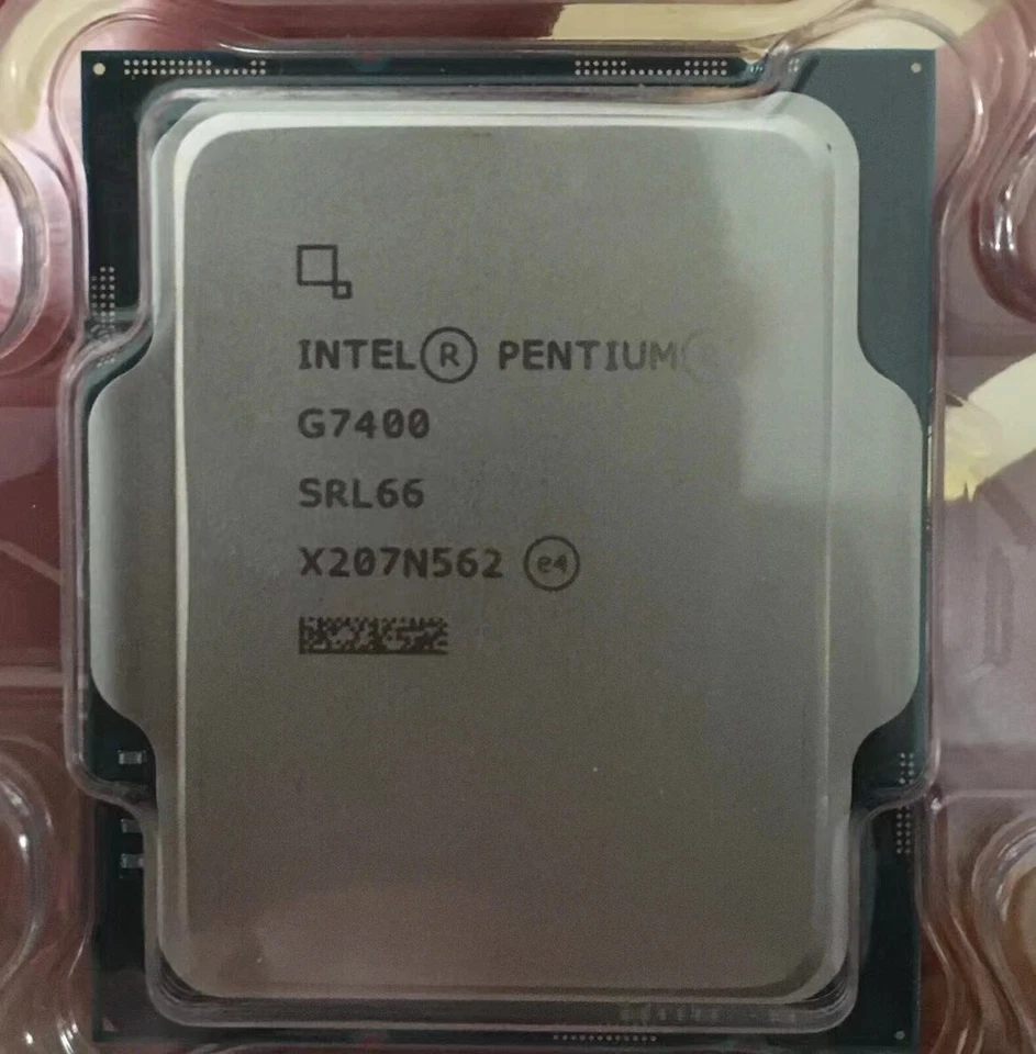 12th Gen Intel Pentium Gold G7400T LGA 1700 CPU Processor Dual-Core 3.1 GHz 35W- - Image 1 of 1