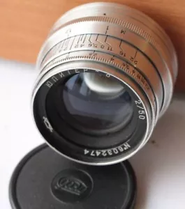 Lente soviética JUPITER-8 2/50 M39 URSS Sonnar LEICA MUY BUENA++ - Imagen 1 de 6
