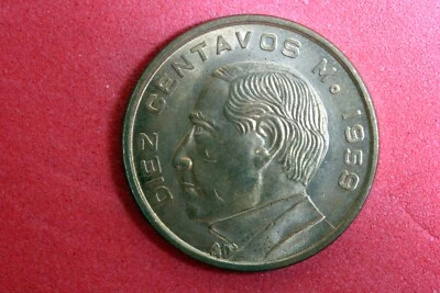 ESTATE FIND 1959 - Mexico Diez Centavos!!  #N06452 - Image 1 of 2