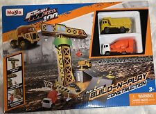 Maisto Kids Build & Play Construction Set Includes 2 Vehicles - New In Box