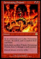 ** 4x MTG Devastating Dreams (Torment) Rare - NM English x4 **