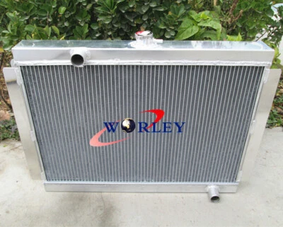 Radiador de aluminio de 3 filas para Nissan Datsun 280Z 280ZX 1975-1983 76 77 78 79 80 81 Foto 1 de 4