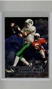 RANDY MOSS ROOKIE 1998 FLEER METAL FOOTBALL - Picture 1 of 2
