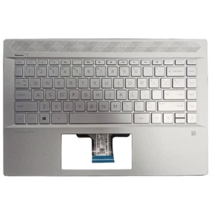 for US Keyboard For HP Pavilion 14-CE 14-ce0064st Silver Top Case L19191-001 - Afbeelding 1 van 5