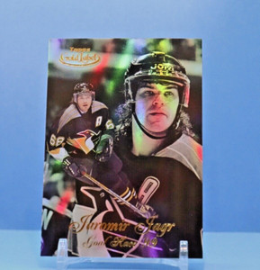 1998-99 Jaromir Jagr #GR5 Topps Gold Label GOAL RACE '99 Pittsburgh Penguins