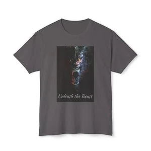 Werewolf Unleash the Beast T-shirt, Halloween Wolf Tee, Full Moon Shirt - Picture 1 of 7