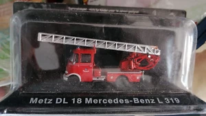 De Agostini Vigili del Fuoco Metz DL 18 Mercedes-Benz L 319 1/72 - Foto 1 di 2
