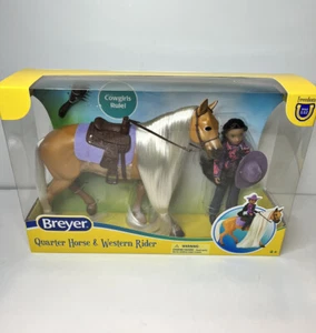 Breyer Quarter Horse & Westernreiter Freedom Set Maßstab 1:12 - Bild 1 von 12