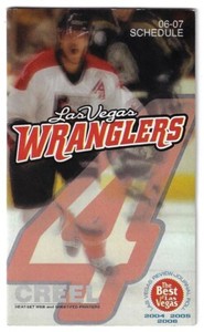 2006-07 Las Vegas Wranglers ECHL Hockey Schedule !!! Integrity Chrysler