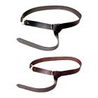 Classic PU Leather Ring Belt Costume Accessories Wrap Around Band 160cm Medieval