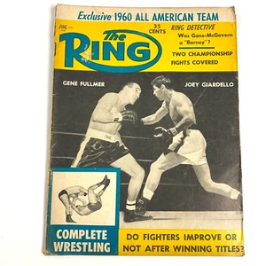 June 1960 The Ring Boxing Magazine Gene Fuller - Joey Giardello Cover Vintage - Picture 1 of 17