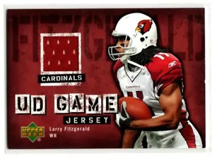 2006 Upper Deck UD Football Game Jersey Larry Fitzgerald JERSEY CARDINALS - Picture 1 of 1