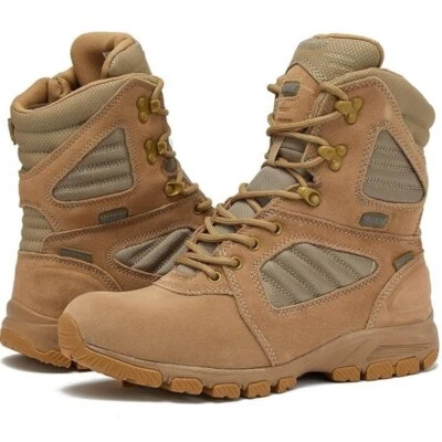 Magnum CM85005M Storm 8" Side-Zip Waterproof Tactical Duty Boots, Tan