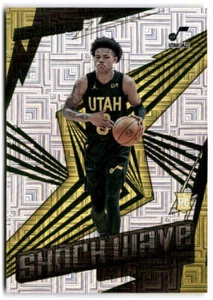 2023-24 Panini Revolution Shock Wave Levels #23 KEYONTE GEORGE  Utah Jazz  - Picture 1 of 2