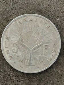 5 francs Djibouti 1986 - Imagen 1 de 2
