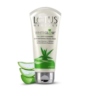 Lotus Herbals Face Wash - White Glow, 100g Pack, - Picture 1 of 7