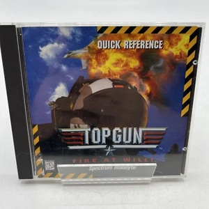 Top Gun Fire At Will ! PC CD-ROM Disk 1 Of 2 Only. The Quick Reference Guide - Picture 1 of 2