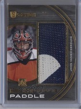 2015 Leaf ITG Stickwork Goalie Game-Used Paddle Gold /5 John Vanbiesbrouck