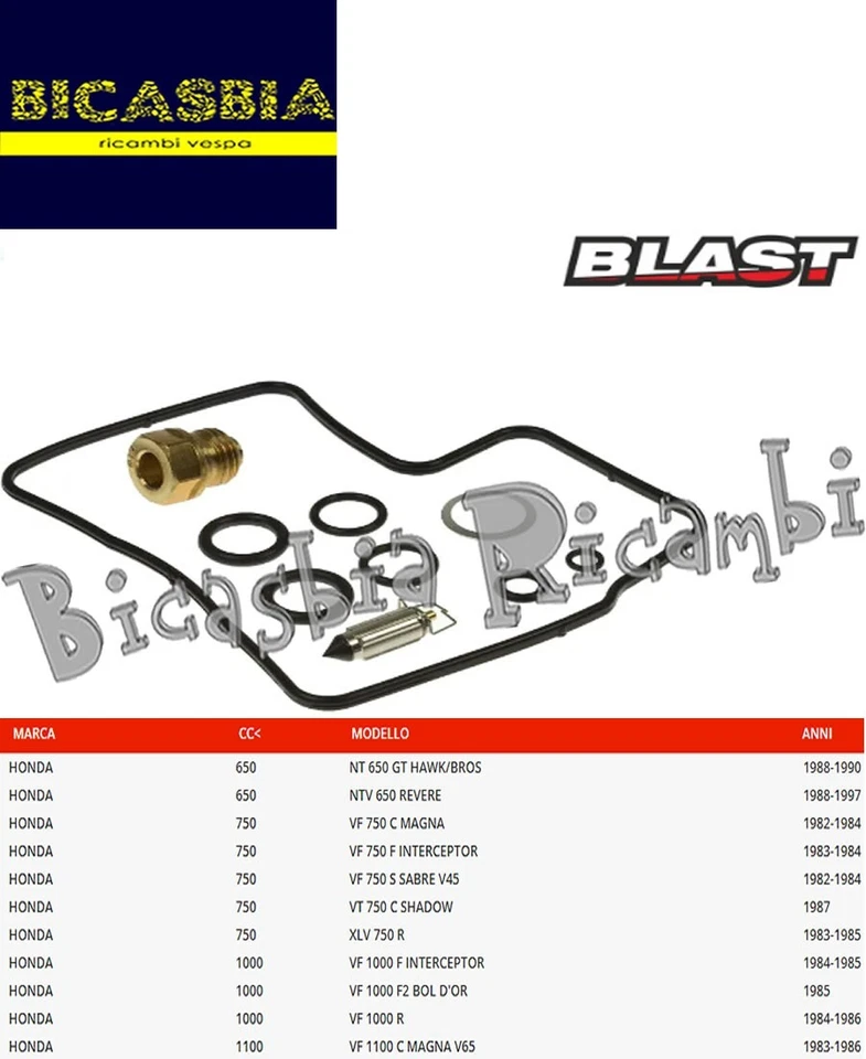 17646 - Kit Revisión Carburador Honda XLV 750 R - VF 1000 F - F2 - R - C Magna Foto 1 de 1