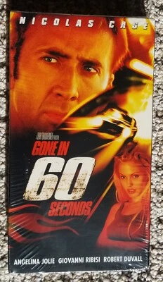 Gone in 60 Seconds Sealed 2000 VHS Touchstone Cage Jolie First Release - Image 1 of 4