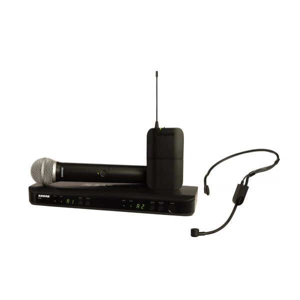 Shure BLX1288/P31 (H9) Dual Wireless Handheld/Headset Microphone System - Image 1 of 1