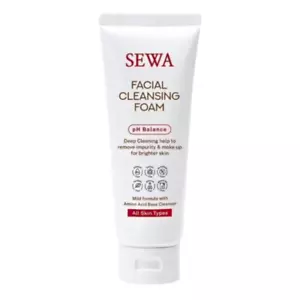 Sewa Facial Cleansing Foam Cleanser Gentle Skin Reduces Acne Moisturizing 100 ml - Picture 1 of 10