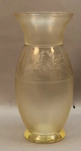 Konrad Habermeier (Eybach 1907 - 1992 ebenda) - Art Déco Vase Jagddekor - Picture 1 of 10