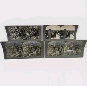 Keystone View Company Stereograph Cards Antique General Photographs Lot X4 - Picture 1 of 9