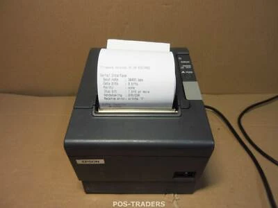Epson TM-T88IV Serial Receipt POS Ticket Printer 80mm Black M129H  INCL PSU - Image 1 of 3
