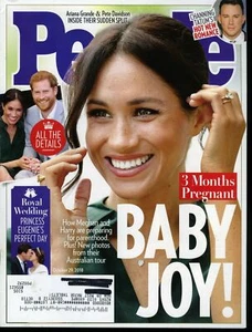 People Magazine October 29, 2018 Meghan Markle Baby Joy! - Picture 1 of 2