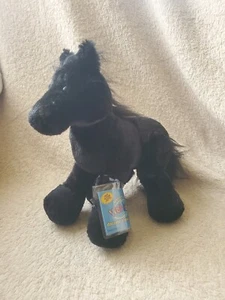 Webkinz Black Stallion 8in Ganz Horse sealed unused code HM145 - Picture 1 of 9
