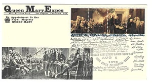 1691-94 Bicentennial Declaration of Independence Queen Mary Expo Cover Ag 6 1976 - Picture 1 of 1
