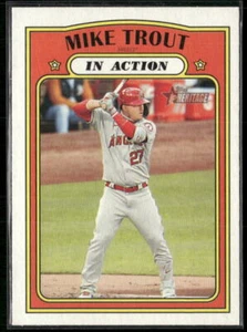 2021 Topps Heritage #170 Mike Trout - Picture 1 of 2