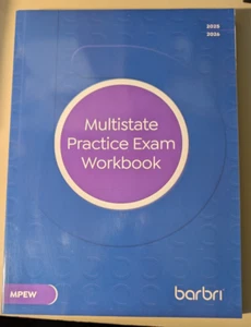 Barbri MBE Multistate Practice Exam Workbook 2025 -2026 ISBN: 9798892094559 - Picture 1 of 3