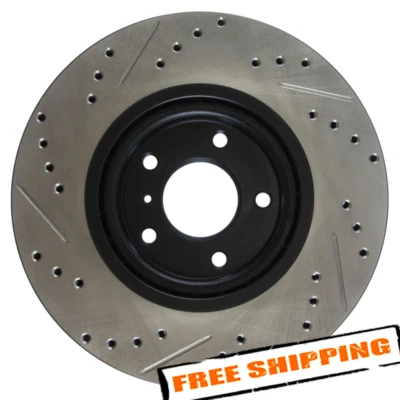 Rotor de freno delantero izquierdo StopTech Sport perforado y ranurado para Nissan Altima 05-06 Foto 1 de 4