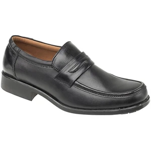 Amblers Manchester Leather Loafer Slip On Mens Shoes - Picture 1 of 5
