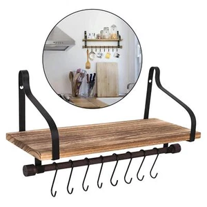 Multifunction Heavy Duty Floating Shelves Kitchen Organiser - Picture 1 of 12
