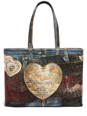 Bolso de Mano ACNE STUDIOS Azul/Negro Denim Nuevo y Auténtico Foto 1 de 4