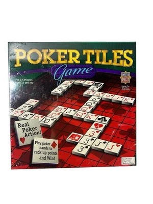 Poker Tiles Board Game MasterPieces Puzzle Co. 2005 NEW & SEALED - Image 1 of 3
