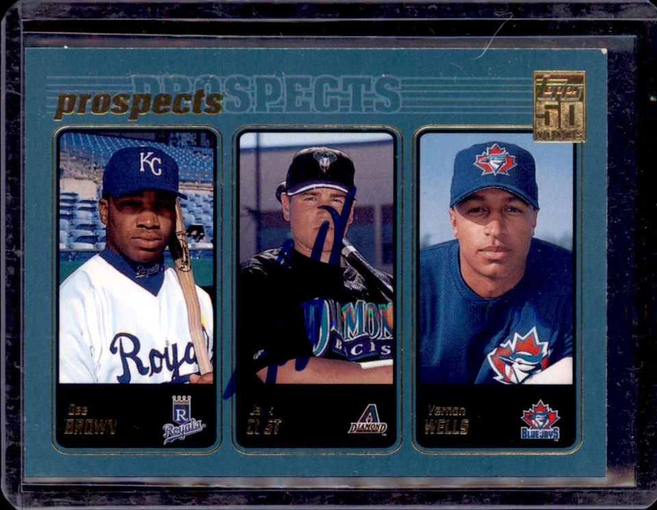 2011 Topps Prospects #736 Jack Cust 2001 Topps Prospects Auto/ Signed IP - Image 1 of 2