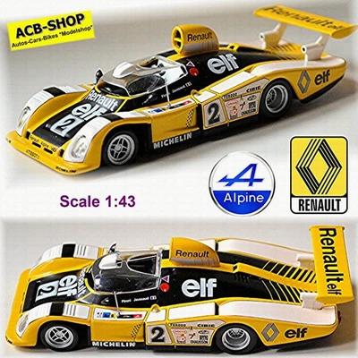 Renault Alpine A442 Vincitore 24h Mans 1978 #2 Pironi Jaussaud 1:43 De Agostini - Immagine 1 di 4