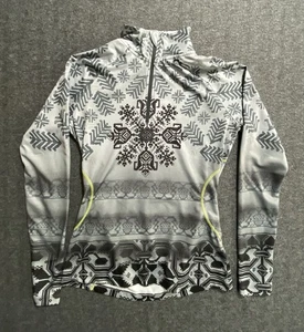 Athleta Nordic Fair Isle Quarter Zip Pullover Winterfarben Damen Gr. XS - Bild 1 von 9