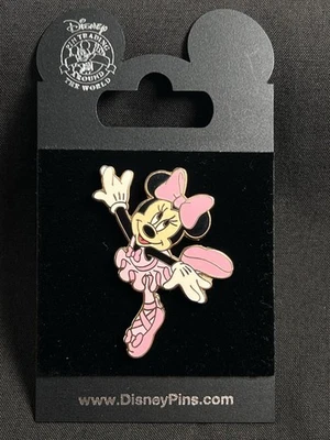 Prendedor de intercambio Disney - Zapatillas de ballet tutú rosa bailarina Minnie Mouse Foto 1 de 2