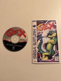 Gex (Sega Saturn, 1996) Disc & Manual Only T&W