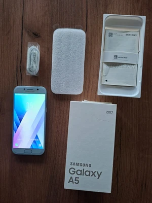 Samsung Galaxy A5 SM-A520F - 32GB - Blue Mist - Bild 1 von 3