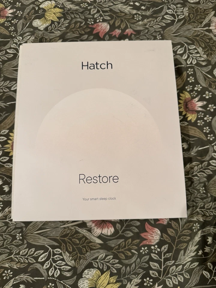 Hatch Restore 3 Sunrise Alarm Clock Sound Machine Smart Light (Putty) - White