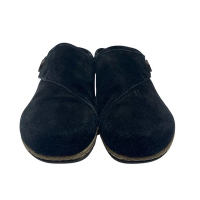 Earth Origins Black Suede Slip-On Clogs Comfort Shoes Size 8.5M - Image 1 of 4