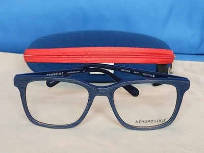 New Aeropostale Men's/Tween's Eyeglass Frame Aero 1008 Navy Plastic 50-17-135 - Image 1 of 4